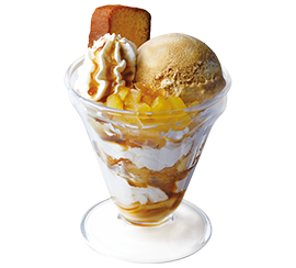 りんごとプリンのスイートキャラメルパルフェ