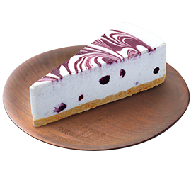 ブルーベリーレアチーズケーキ