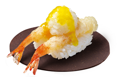 えび天握りおろし盛り(沖縄県産シークヮーサーだれ)