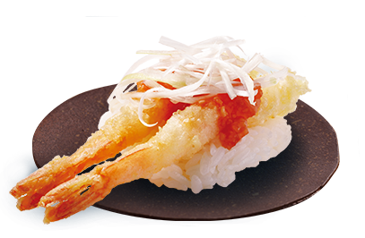 えび天握りシャキシャキ葱チリソース