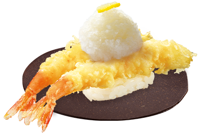 えび天握り柚子おろし盛り（高知県産柚子果汁使用）