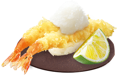 えび天握りすだちおろし