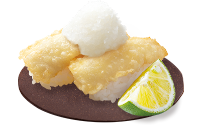 いか天握りすだちおろし