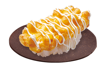 コーンの天ぷら握り（マヨ）