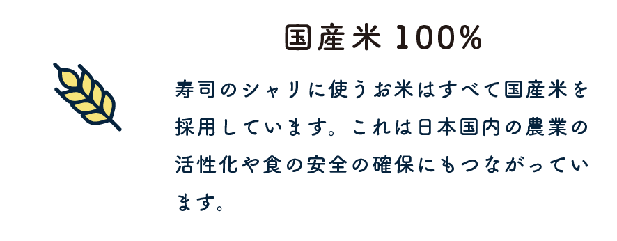 国産米100%